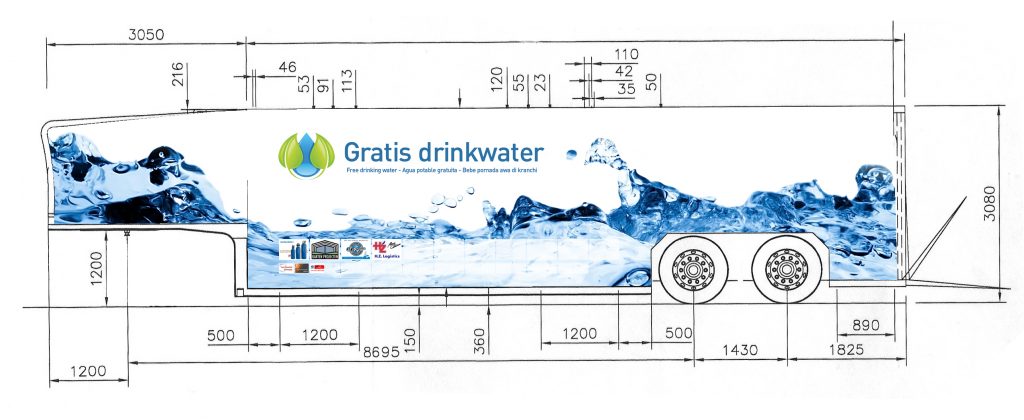 Cleanupteam drink water trailer
